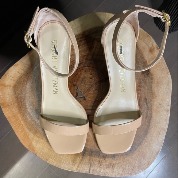 STUART WEITZMAN Nudistcurve 75 Block Heel Sandal - Picture 3 of 5